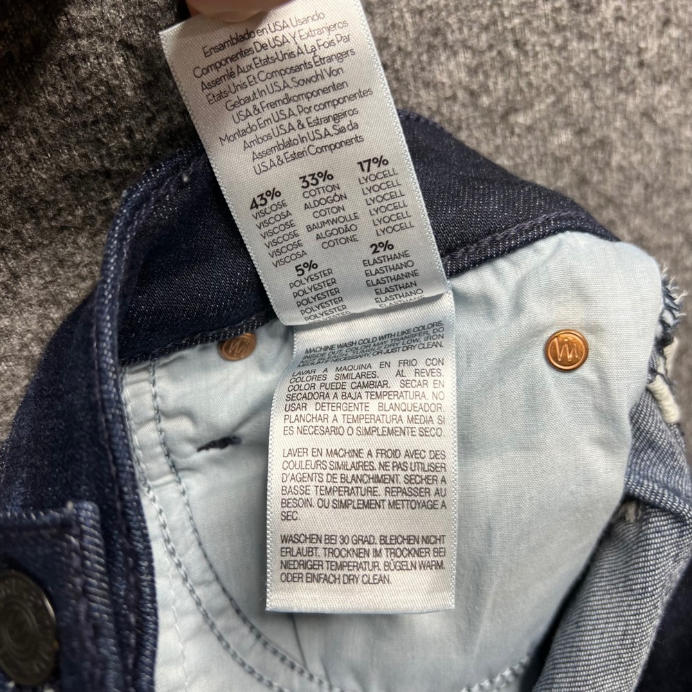 Mother Jeans Womens 25 Blue  The Mid Rise Dazzler Ankle Now Or Never 1686-625 - Picture 9 of 16